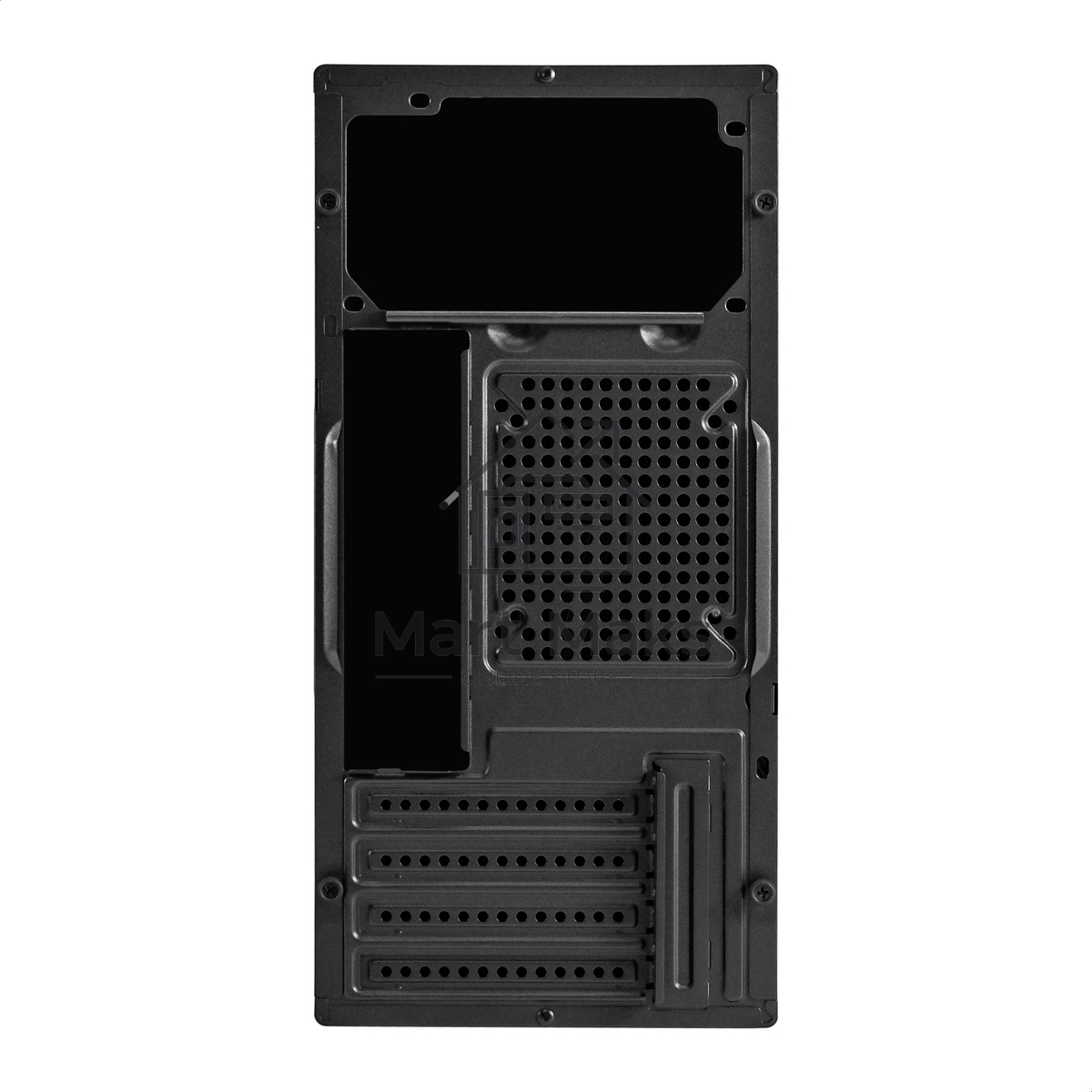 Корпус Minitower ExeGate BAA-303MU-UNS350 (mATX, БП UNS350 с вент. 12см, 2*USB+1*USB3.0, HD Audio, черный)
