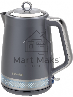 Чайник электрический Rondell RDE-WK880 1.7л. 2200Вт титан/серебристый корпус: серебристый