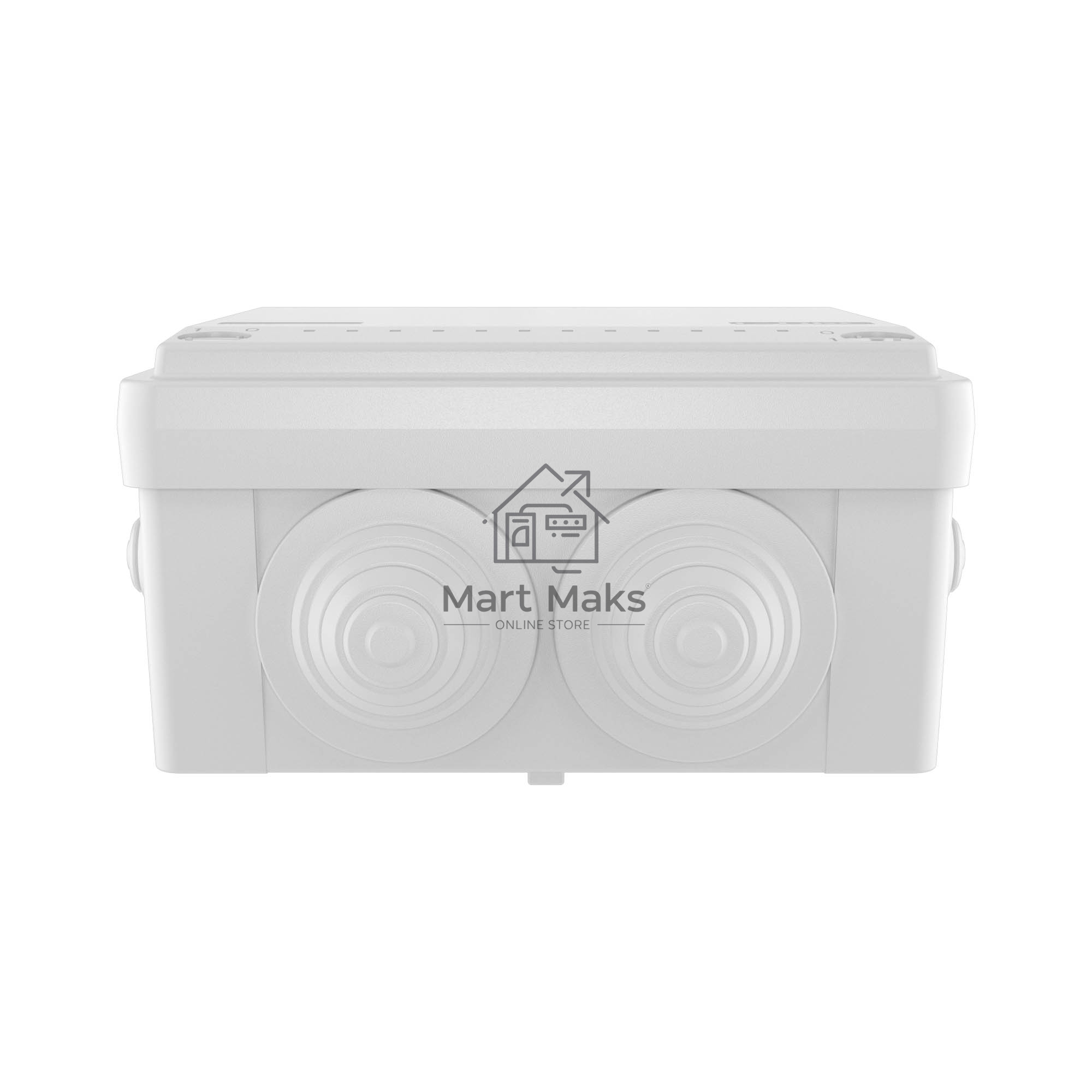 Коробка ответвительная DKC 53801 с 6 кабельными вводами д.25мм IP55 100х100х50мм