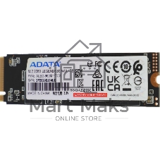 Накопитель SSD ADATA LEGEND 960 MAX, 1Tb, PCIe 4.0 x4, M.2 2280, NVMe, R/W 7400/6000, с радиатором