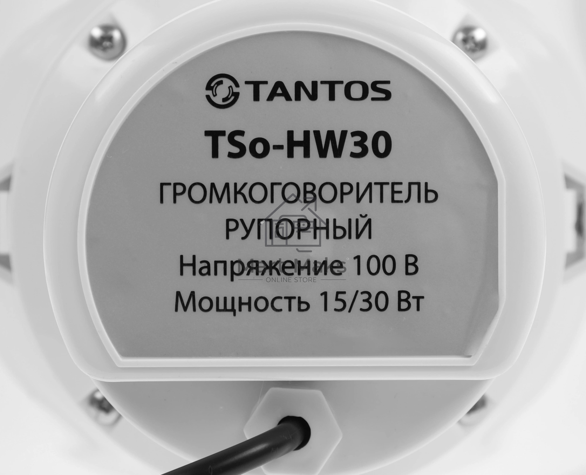 Громкоговоритель Tantos TSo-HW30 рупорный 30Вт белый (00-00025066)