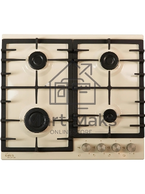 Газовая варочная поверхность Oasis P-MIRP бежевый