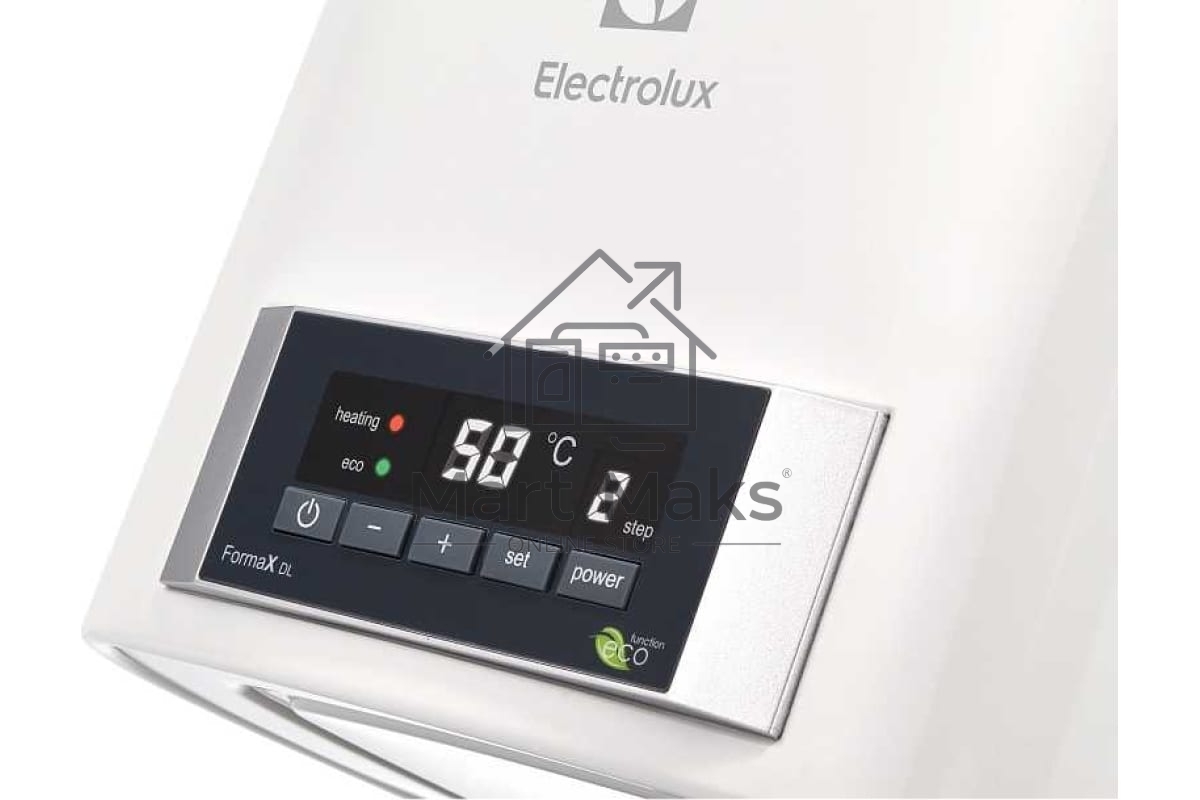 Водонагреватель накопительный Electrolux EWH 80 Formax DL, 2 кВт., электронное упр., горизонтальное/вертикальное размещение