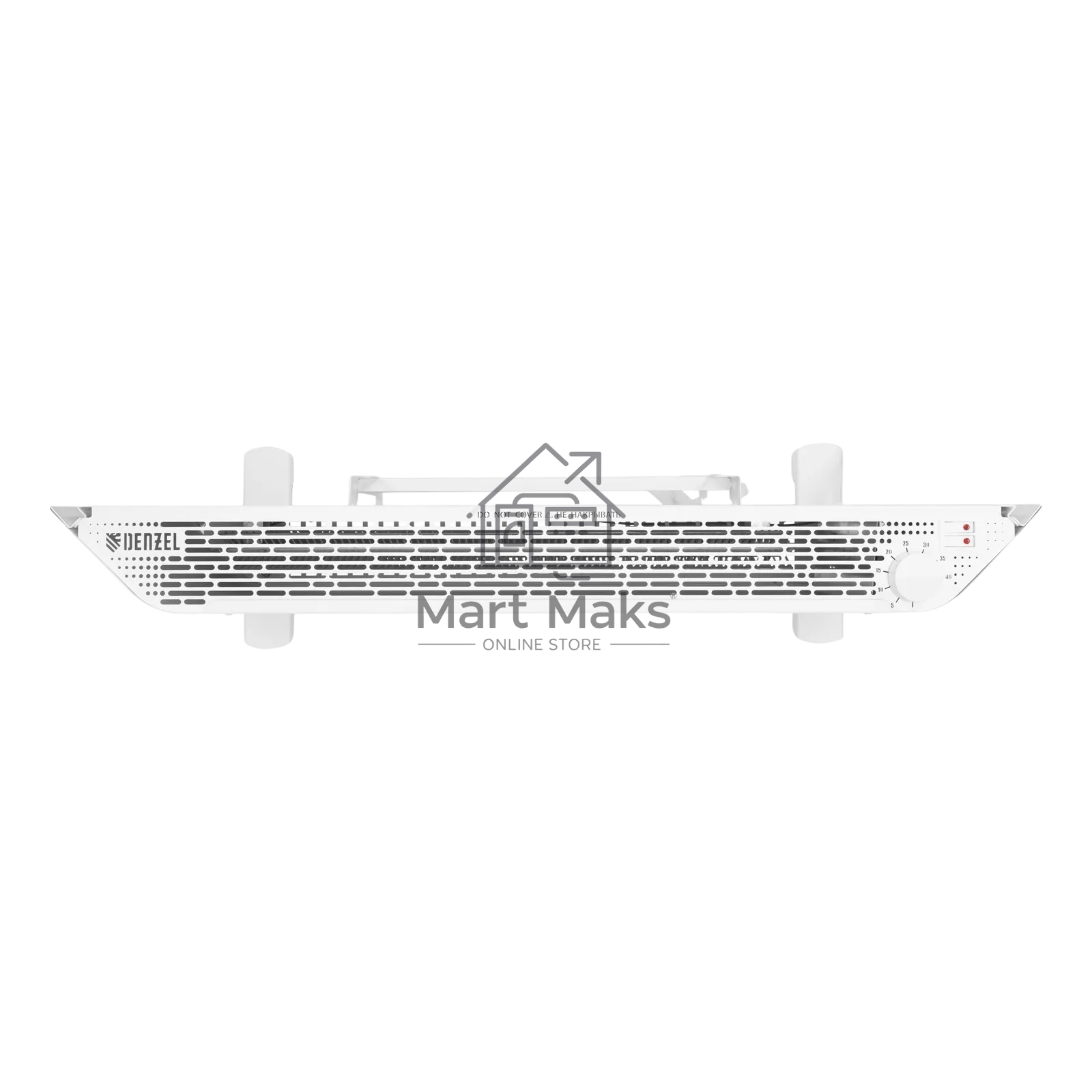 Конвектор Denzel XCE-2000 белый, 2000 Вт, 25 м2, термостат