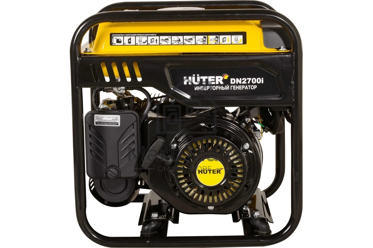 Электрогенератор бензиновый инверторный Huter DN2700i, 2.7 кВт, 84 дБ, 24 кг