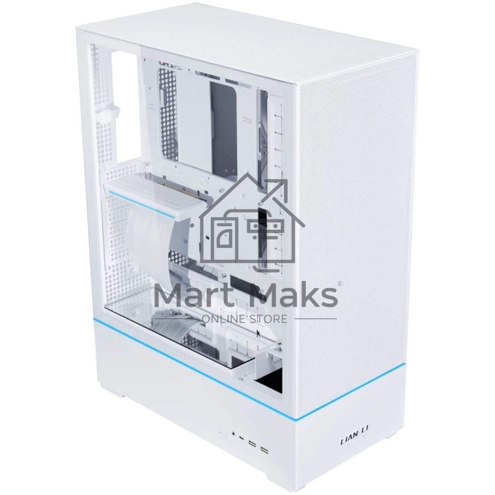 Компьютерный корпус MidiTower Lian Li SUP 01 белый RGb (ATX, без БП, ARGB, 2xUSB3.2 Type-A + USB3.2 Type-C) (G99.SUP01W.00)