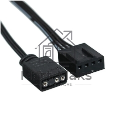 Вентилятор для корпуса DEEPCOOL FL12 черный, 120 мм, 2150 об/мин, 32 дБ, 4 pin