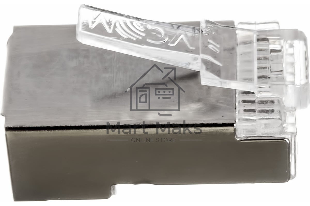 Коннектор VCOM RJ45 8P8C для FTP кабеля 5 кат. экранированные, 20шт,