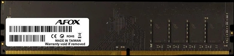 Оперативная память AFOX AFLD44FK1P, DDR4, 4GB (1x4 GB), 2666 MHz, CL15