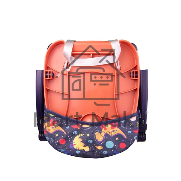 Стульчик для кормления BQ BCH012 Dinos. Стульчик-бустер BQ BCH012. Гипоалергенные безопасные материалы/Съемный чехол из экокожи. Удобный, устойчив к загрязнению и легко моется/Съемная столешница/Безопасность малыша: устойчивая конструкция, нескользящие но