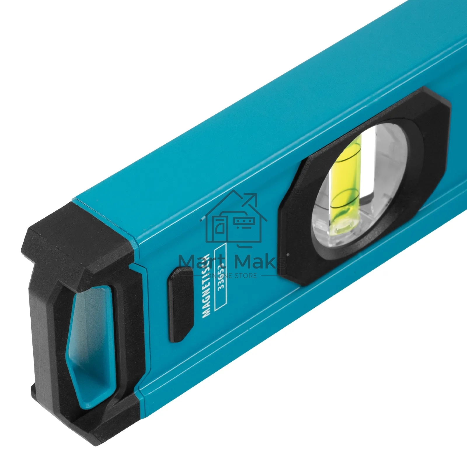 Уровень Gross 33653 алюминиевый, магнит., фрезерованный, 3 глазка, 0,5 мм/м, 1000 мм