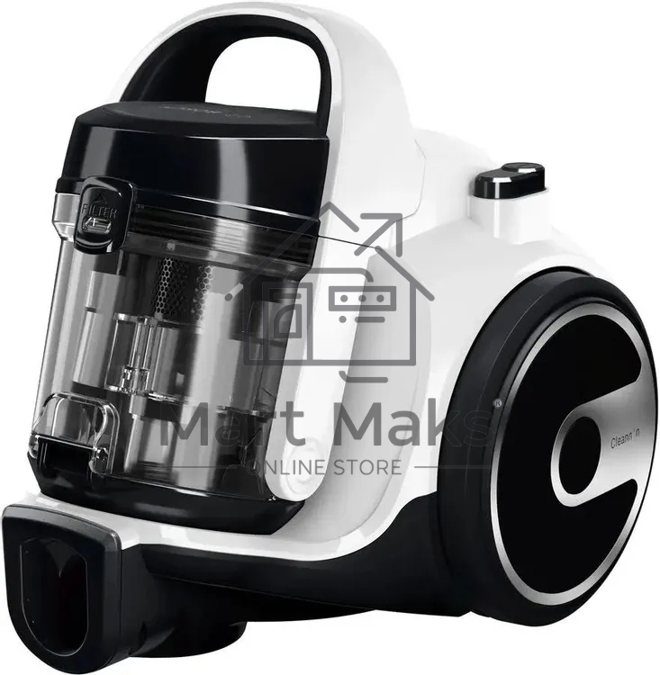 Пылесос Bosch BGS05A222 белый/черный, 350/700 Вт, уборка сухая, пылесборник контейнер 1.5 л