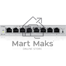 Коммутатор ZyXEL GS1200-8V3-EU0101F, 8×LAN, управляемый