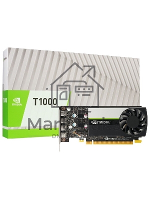 Видеокарта NVIDIA Quadro T1000 4G - BOX, brand new original with individual package, - include ATX and LT brackets (900-5G172-2550-000) (023076)