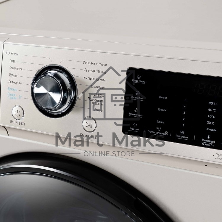 Стиральная машина Бирюса WM-SL814/15 B, золотистый, загрузка фронтальная 8 кг, 1400 об/мин, класс А+++