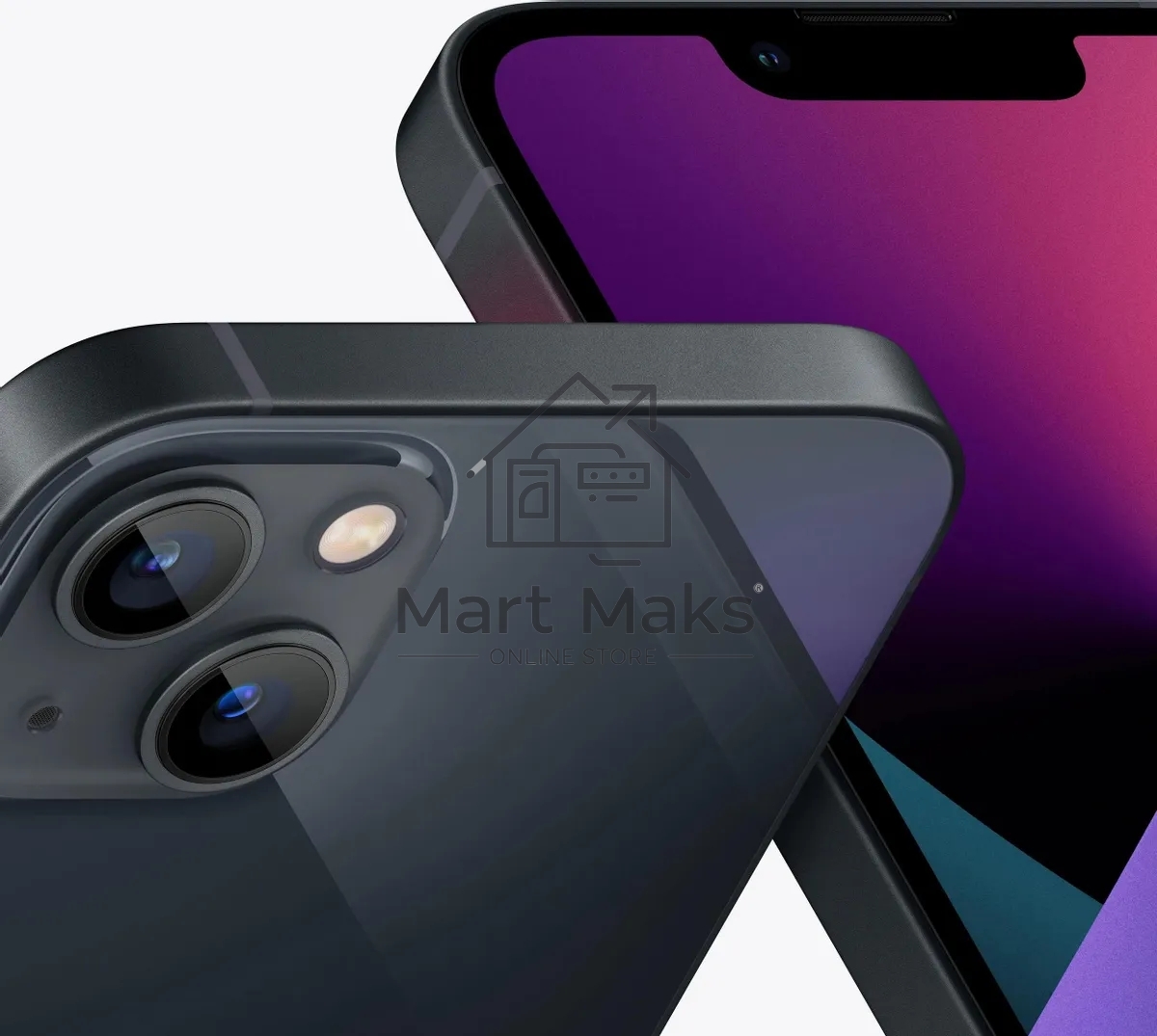 Смартфон Apple iPhone 13, 4/128Gb, черный