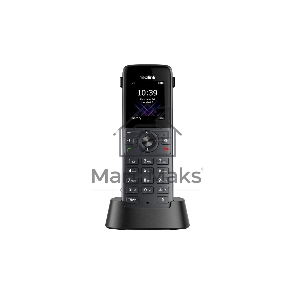 Телефон DECT-трубка Yealink W74H черный