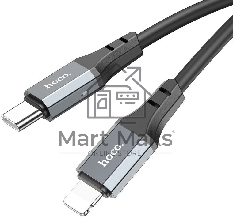 Кабель Hoco X92 Honest PD USB Type-C (m)-Lightning (m) 3м черный коробка