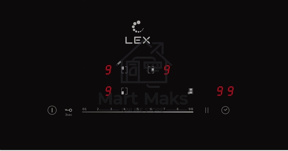 Индукционная варочная панель LEX EVI 631A BL, независимая, черный