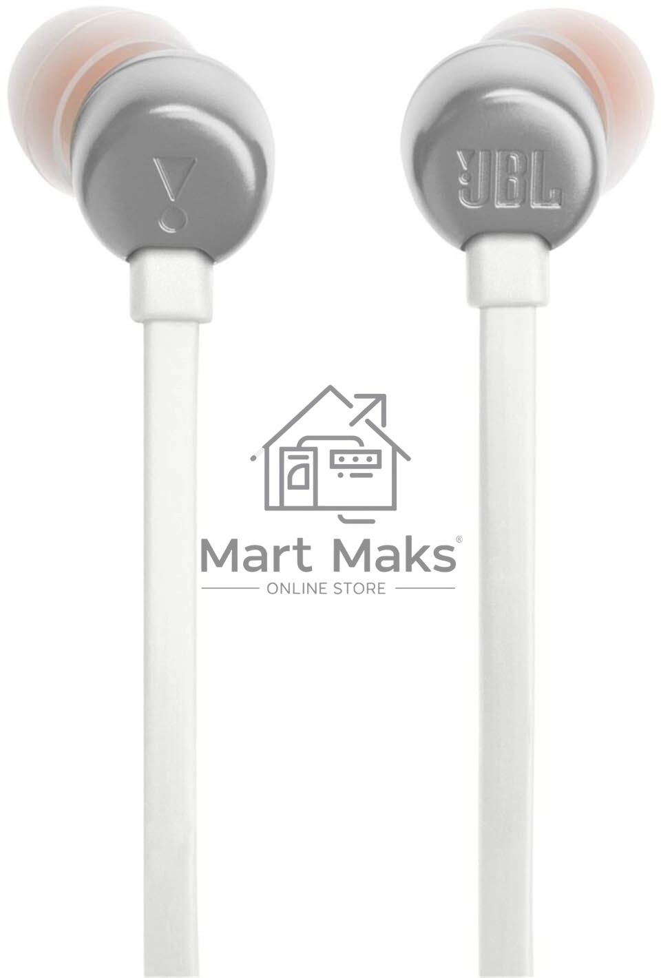 Наушники JBL Tune 310C, USB Type-C, внутриканальные, белый