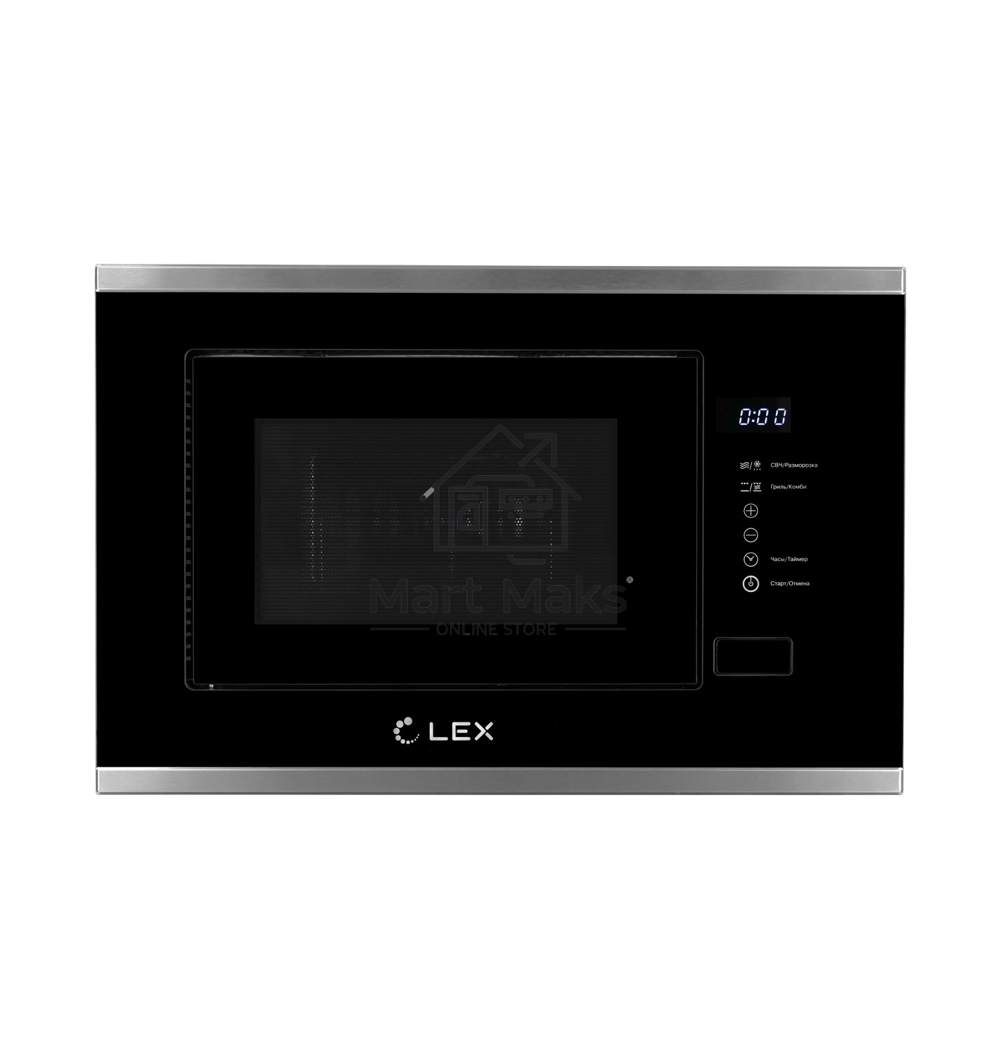 Микроволновая печь встраиваемая LEX Bimo 20.01 INOX нержавеющая сталь, 20 л, 700 Вт, переключатели - сенсор