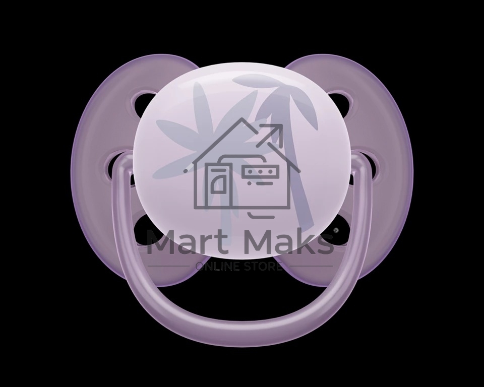 Пустышка Philips Avent ultra soft, пальмы, 0-6 мес., 1 шт.