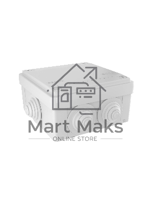 Коробка ответвительная DKC 53801 с 6 кабельными вводами д.25мм IP55 100х100х50мм