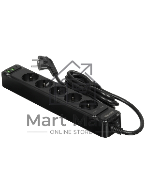 Сетевой фильтр Skyline USP-520 Black PD3.0