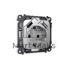 Комплект механизма электрической розетки OMEGA Серебро глянец 2USB A+A 18W (быстрая зарядка) с/з QUANT (OP4090, VM155) MO409010 Комплект механизма электрической розетки OMEGA Серебро глянец 2USB A+A 18W (быстрая зарядка) с/з QUANT (OP4090, VM155) MO409010