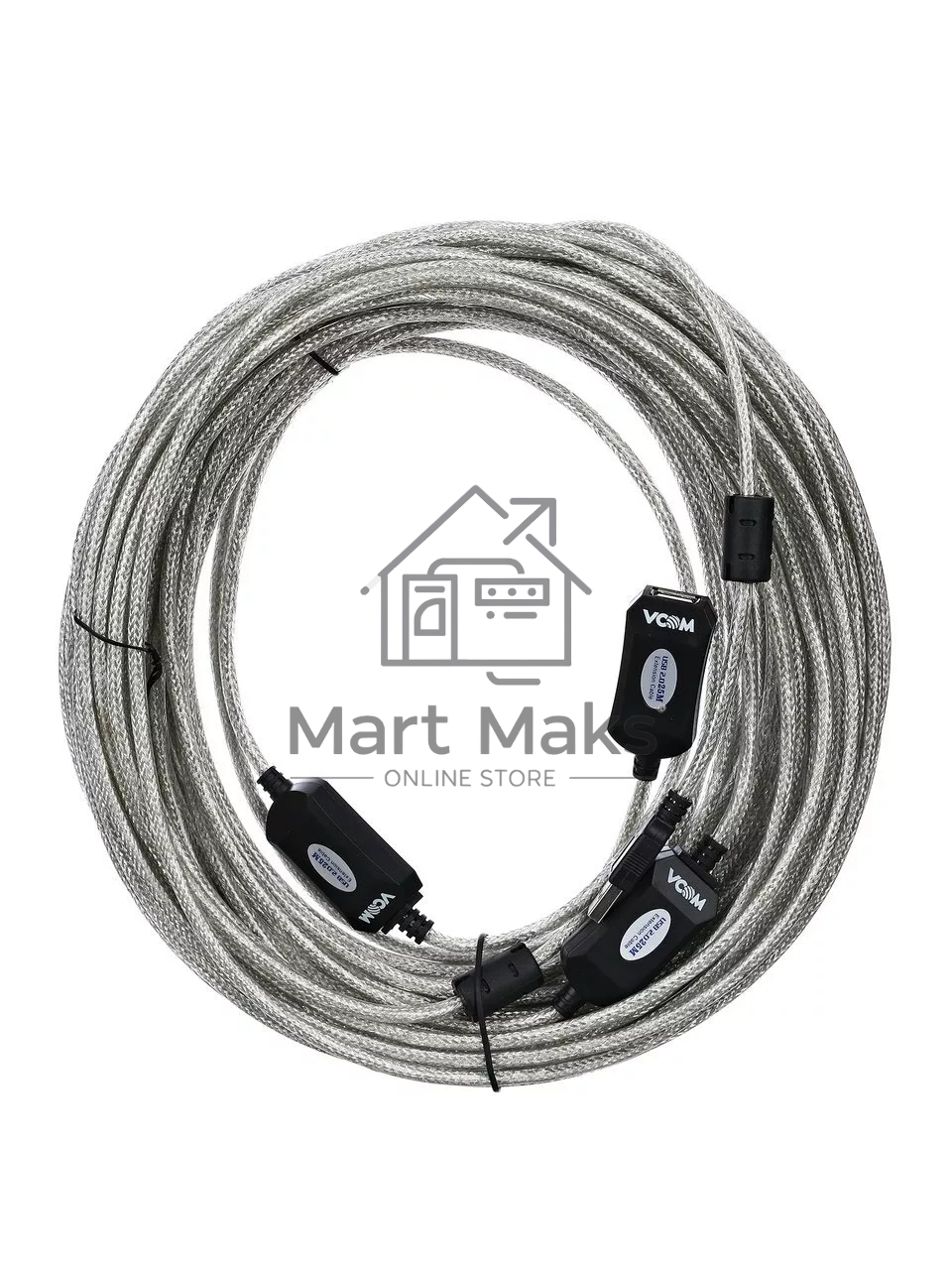 Кабель-адаптер VCOM VUS7049-25M USB2.0-repeater, удлинительный активный <Am-->Af> 25м