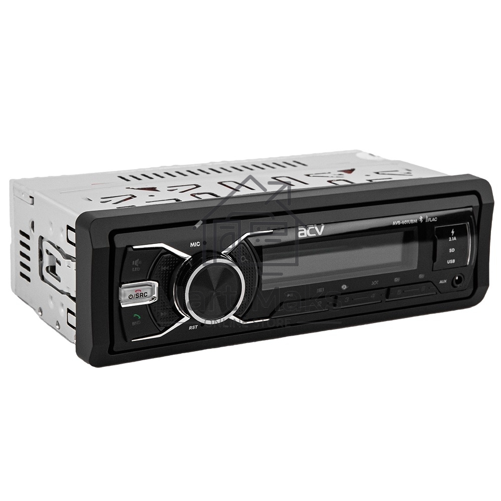 Автомагнитола ACV AVS-601UBM 1DIN 4x50Вт AUX 3 (43340)