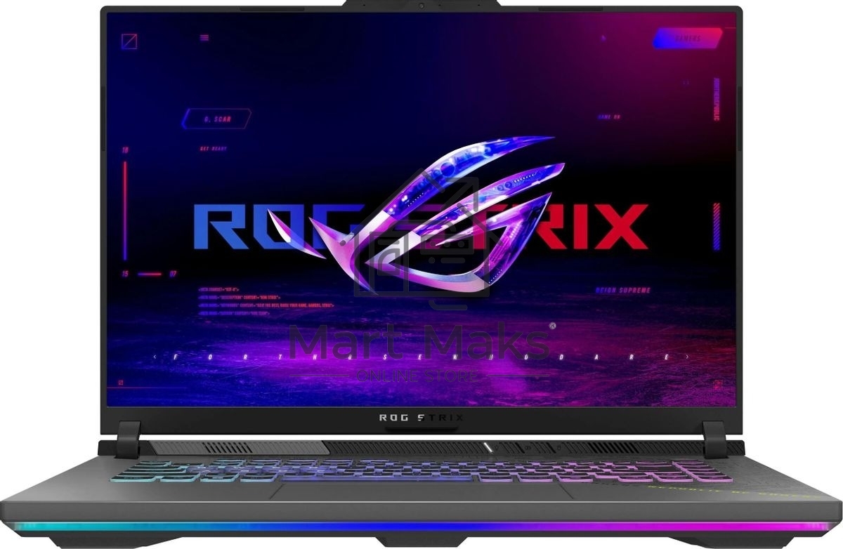 Ноутбук Asus ROG Strix G16 G614FR-S5054 серый Ryzen 9 9955HX 32Gb SSD1Tb NVIDIA GeForce RTX5070Ti 12Gb 16