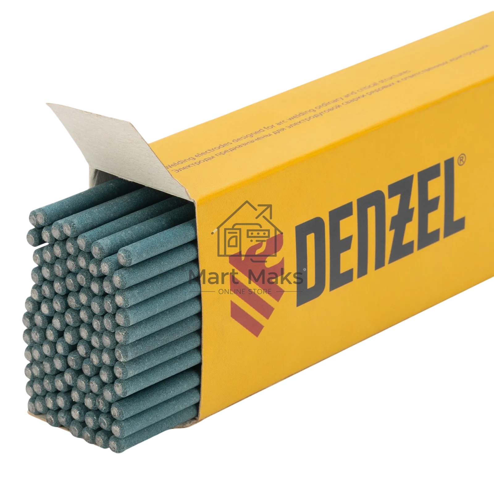 Электроды Denzel DER-3, диам. 3 мм, 2,5 кг., рутиловое покрытие