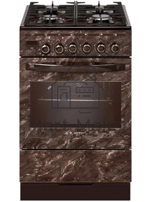 Плита комбинированная Gefest ПГЭ 5502-04 0054 коричневый, конфорок 4 шт, духовка 55 л, 50 см x 85 см x 58.5 см