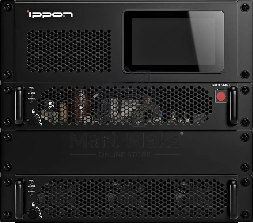 Источник бесперебойного питания Ippon Intatum RTM 40K / 40000 ВА / 40000 Вт / клеммная колодка / 3х фазный
