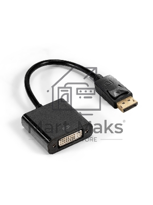 Кабель-переходник DisplayPort-DVI ExeGate EX-DPM-DVIF-0.1 (20M/19F, 0,1м)