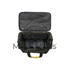 Сумка Navigator NTA-Bag07, 420х230х290мм, пластмассовое дно, черный/желтый