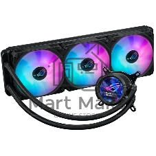 Система жидкостного охлаждения ASUS ROG STRIX LC III 360 ARGb LCD 90RC00W1-M0UAY0 черный 120мм алюминий+медь 2200rpm 36db 4-pin