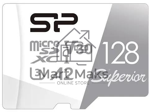Флеш карта microSD 128GB Silicon Power Superior Pro A2 microSDXC Class 10 UHS-I U3 Colorful 100/80 Mb/s