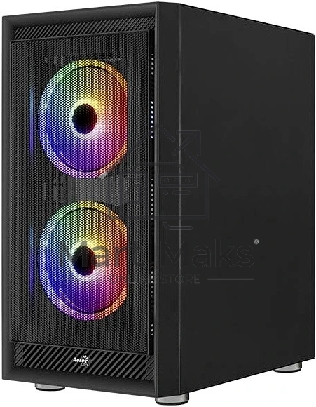 Компьютерный корпус Aerocool / Formula Graphite-G-BK-v2 черный без БП ATX 3x140мм 2xUSB 3.0 audio