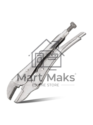 Зажимные клещи с прямыми губками Deli DL109010 220мм, рабочий ход 65мм, регулировочный винт