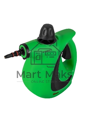 Универсальный ручной отпариватель-пароочиститель Endever Odyssey Q-463, зеленый/черный, мощность 1100 Вт, давление 3,5 бар,производ. 35 г/мин, 6 шт/уп