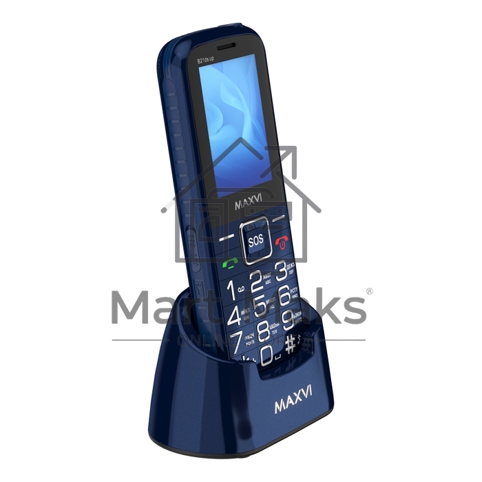 Мобильный телефон Maxvi B21ds up синий
