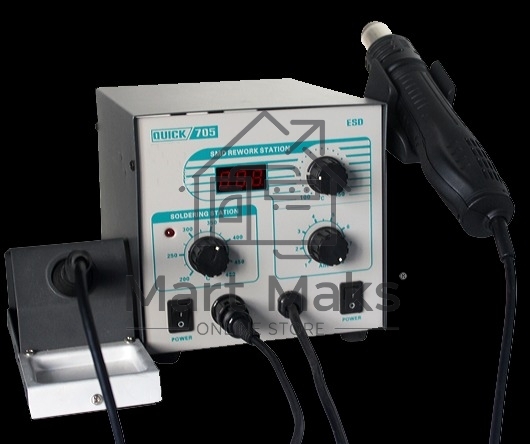 Паяльная станция Quick 705 ESD 2 в 1