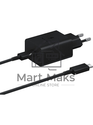 Сетевое зарядное устройство Samsung EP-T4510 Adapter 45W с кабелем USB Type-C черный