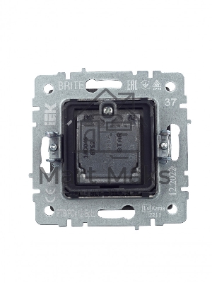 Розетка телевизионная двойная TV+SAT IEK BRITE РТВ/РСп12-БрШ шампань