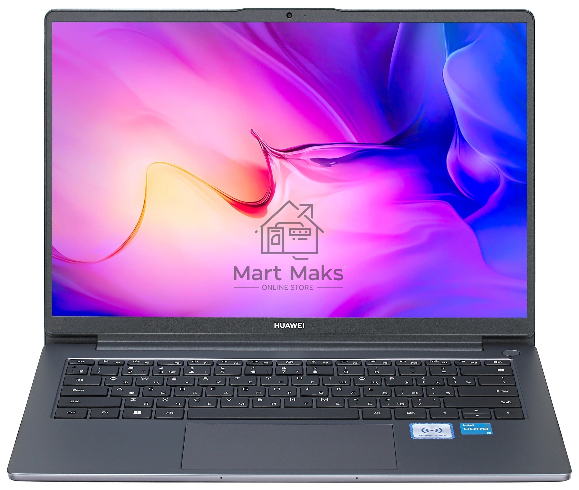 Ноутбук MateBook D14 MDF-X MendelF-W3851D серый i3-1215U/8/512GB NoOS 53014ASS