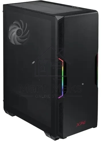 Компьютерный корпус ADATA XPG STARKER черный Mid-Tower, Micro-ATX, Mini-ITX, Standard-ATX, USB 3.2 Gen1 Type-A
