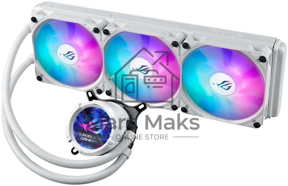 Жидкостная система охлаждения ASUS ROG STRIX LC III 360 ARGB LCD WHT