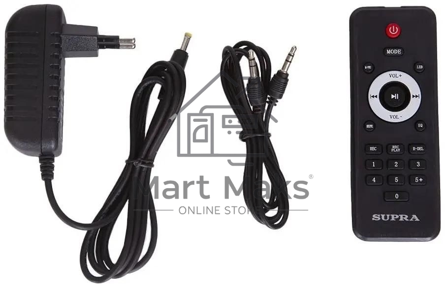 Минисистема SUPRA SMB-820 черный 550Вт FM USB BT SD